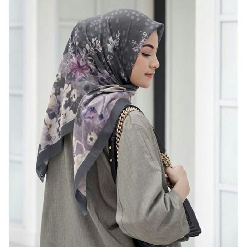 Buttonscarves fiore Dark grey