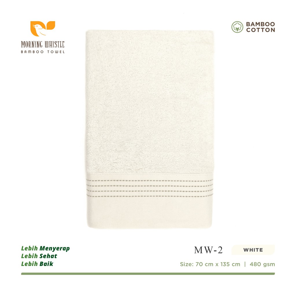 Terry Palmer Morning Whistle Bamboo MW002 / Handuk Mandi 70 x 135 cmy