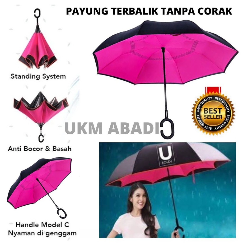 Payung Terbalik Upside Down Umbrella Inverter Ubrello 113150