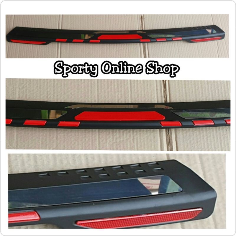 Sill Plate Belakang Rush New / Terios New 2018 ON Model SPORTY