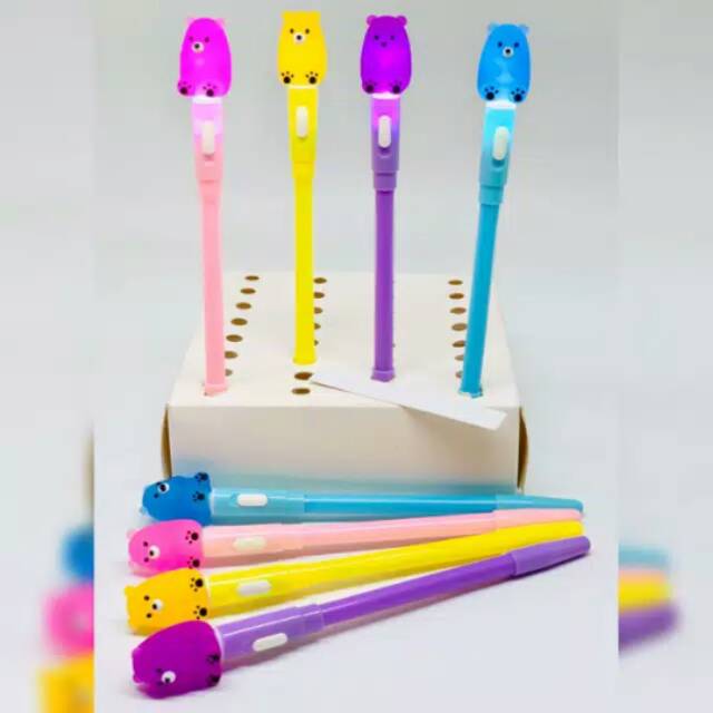 

Bolpen Gel Lampu Bears