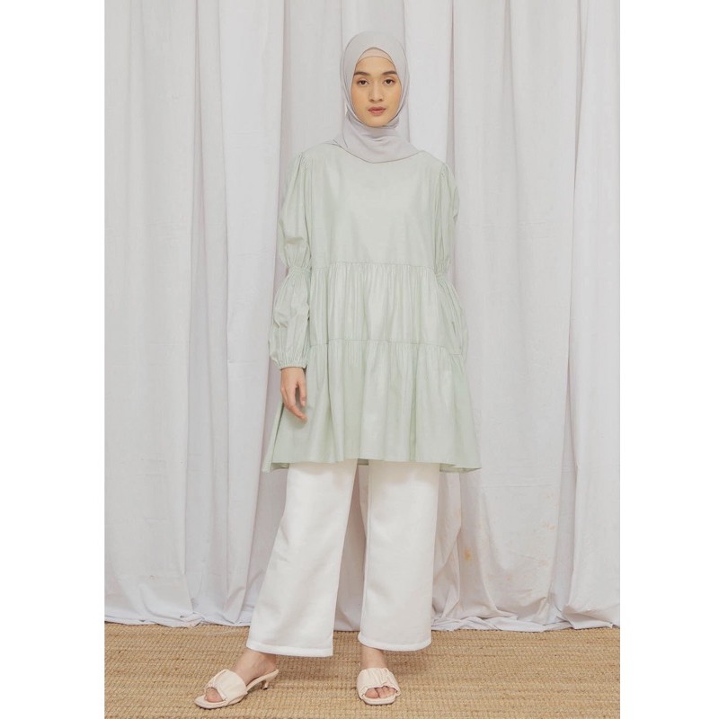Frita Light Green Top HijabChic