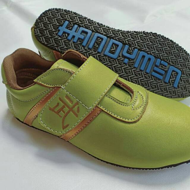 SEPATU WUSHU DEWASA, ANAK,  MERK HANDYMEN, BAHAN KULIT ASLI HANDMADE