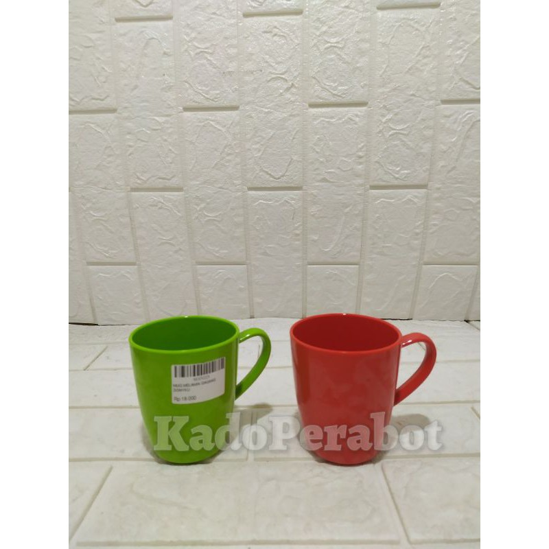 Mug melamine gagang - gelas gagang melamin - gelas ocha gagang