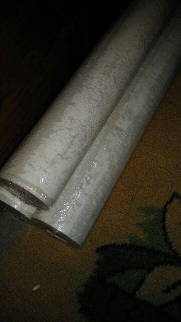 Wallpaper Sticker Premium 10m Batu Bata Putih / White Brick