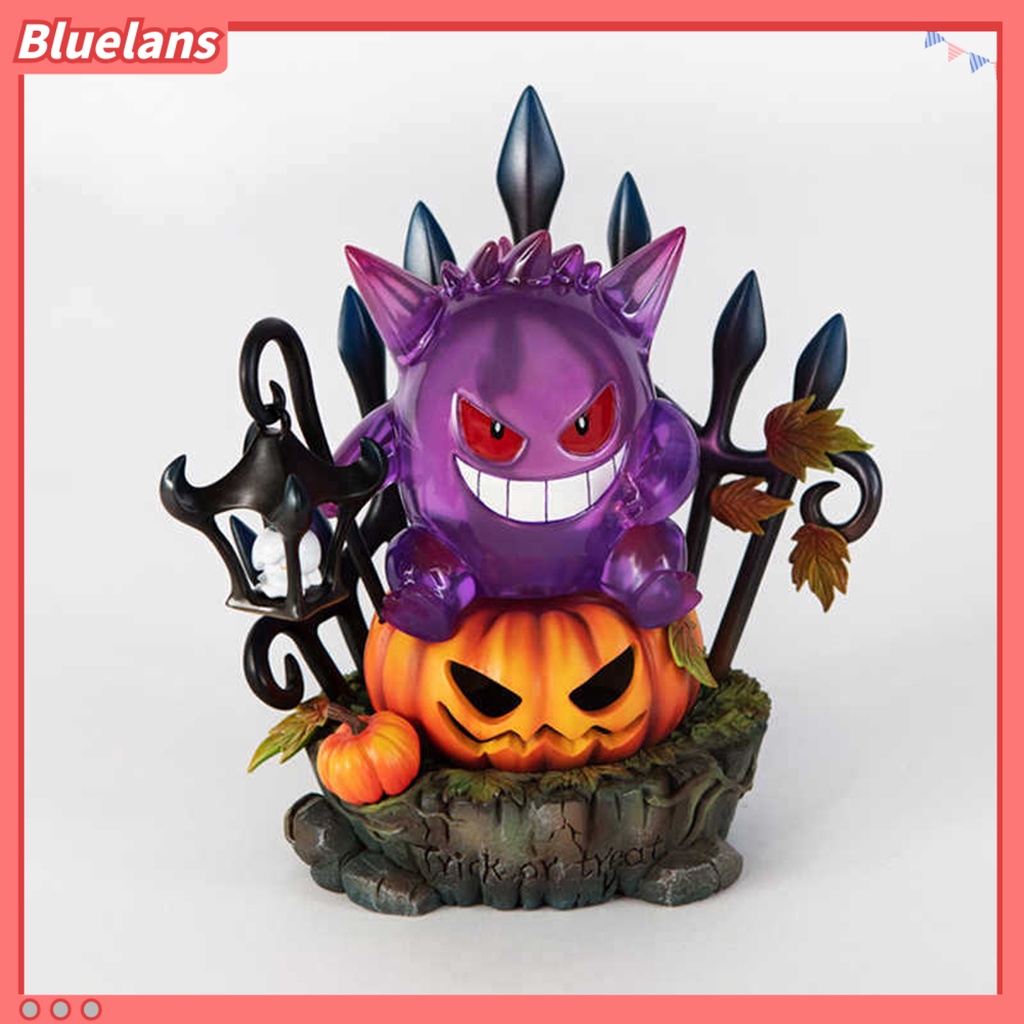 Lampu Bentuk Kartun Labu Halloween Bahan Resin Untuk Ruang Duduk