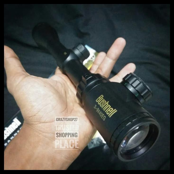 Teleskop Bushnell 3-9X40 Rgb Tiga Warna Lampu