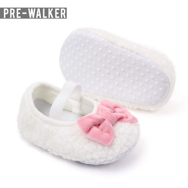 Sepatu Bayi Perempuan Motif Pita S1120