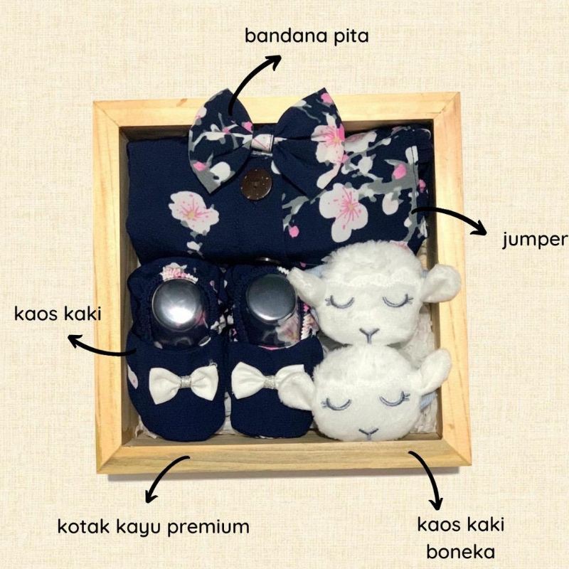 Lovely Set - Hampers Bayi / Hamper Baby Girl / Kado Lahiran Bayi Perempuan Gift Set Babygift Parcel