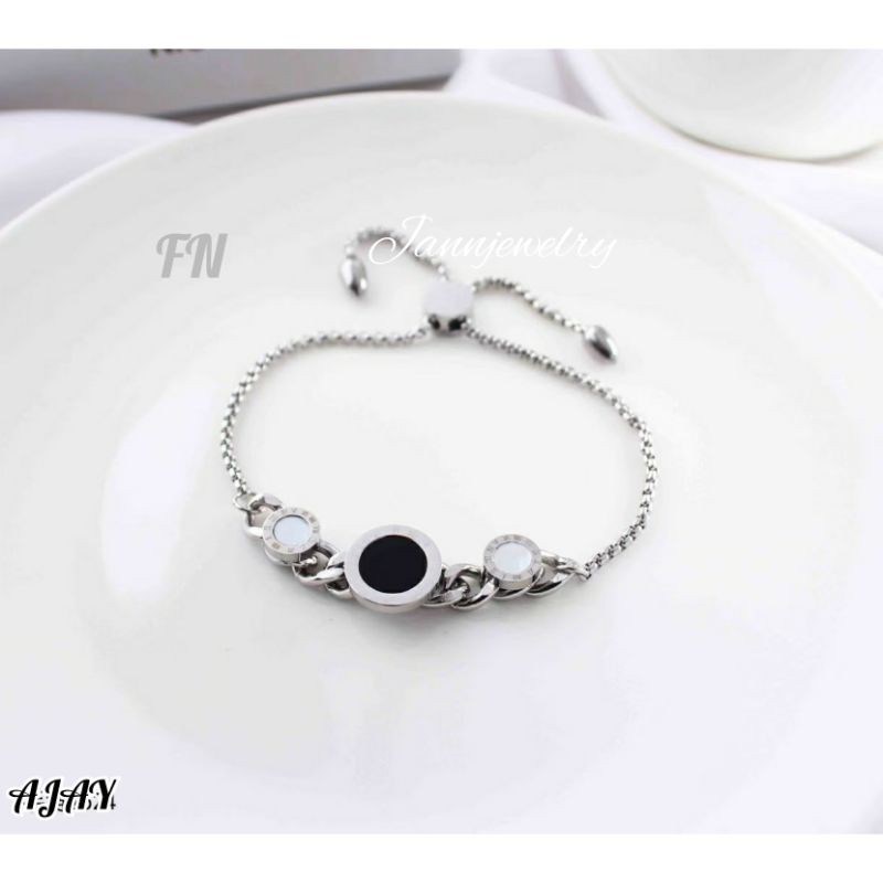 gelang serut titanium new model aneka warna &amp; model cantik