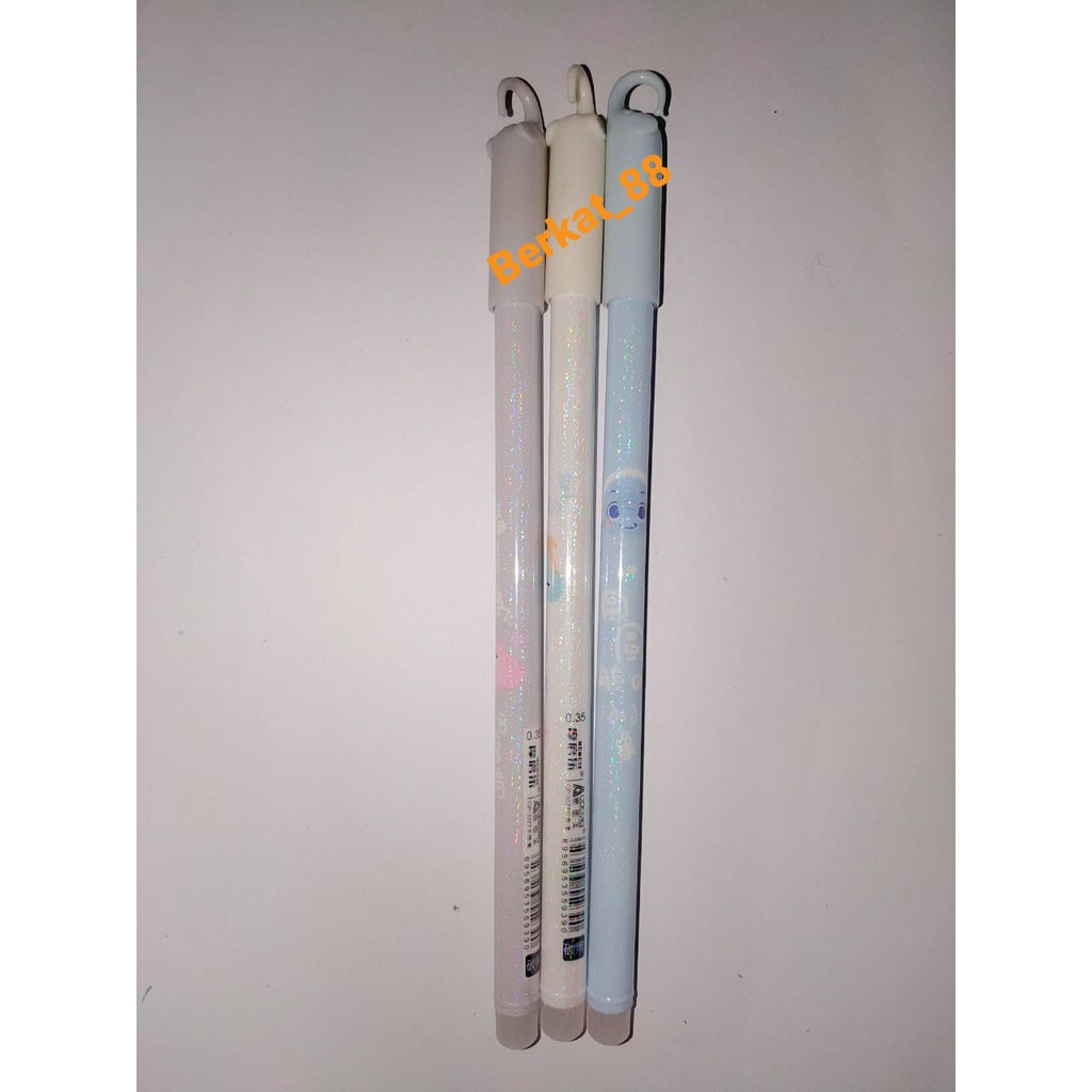 

Pulpen Gel Hapus Motif Gajah Headset / Pulpen gatungan / Hapus Odemei