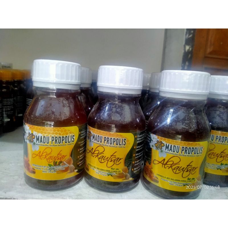 

madu propolis alkautsar berat 370gr