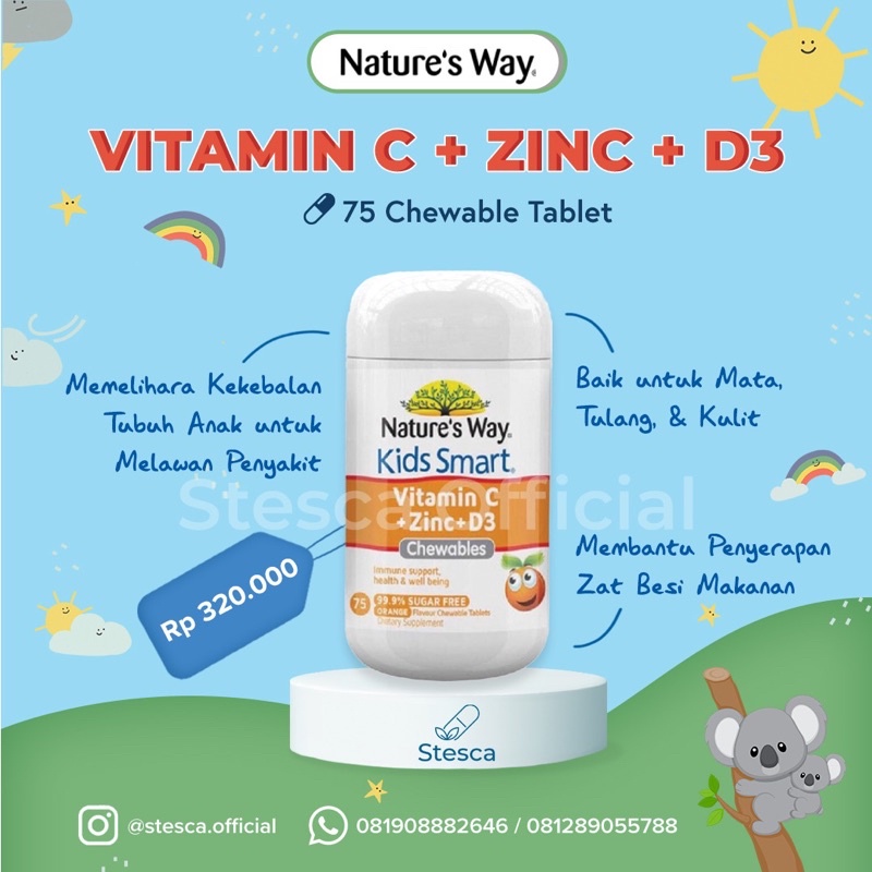 nature’s way vit c + zinc + d3
