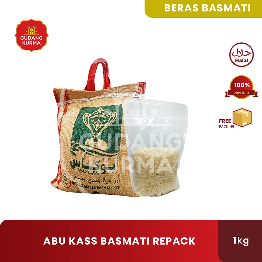 Jual Beras Basmati Abu Kass Basmati Rice Kg Sella Premium Shopee