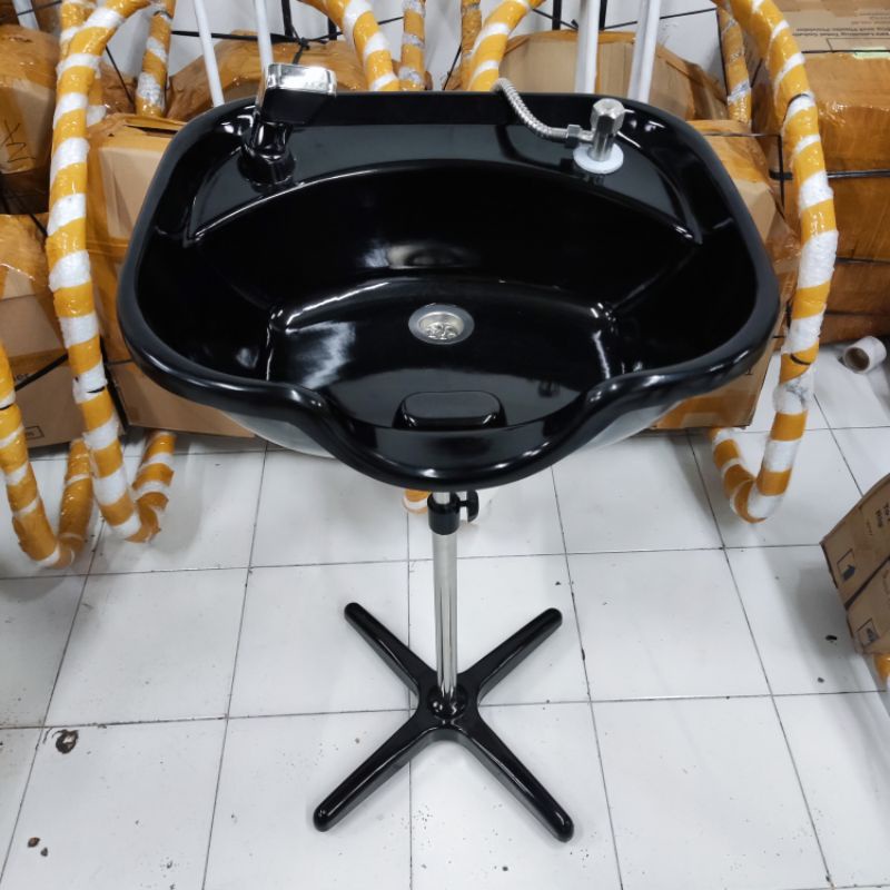 Washbak portable fiberglass/Tempat keramas portable/kursi keramas