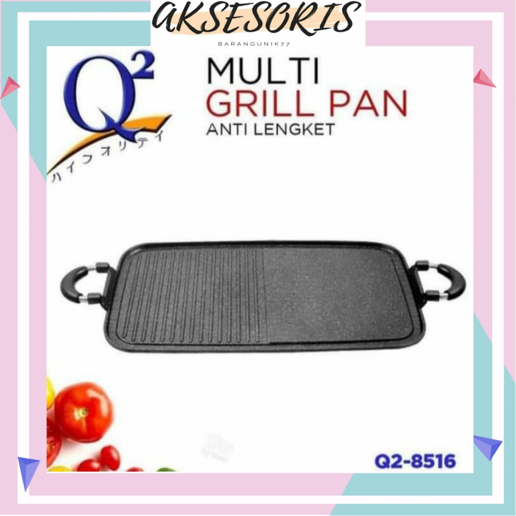 MULTI GRILL PAN Q2 8516 TEMPAT PANGGANGAN GRILL BBQ