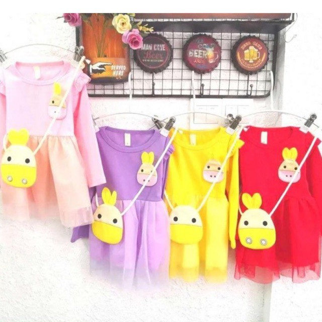 Dress Anak dan Bayi dengan Tas