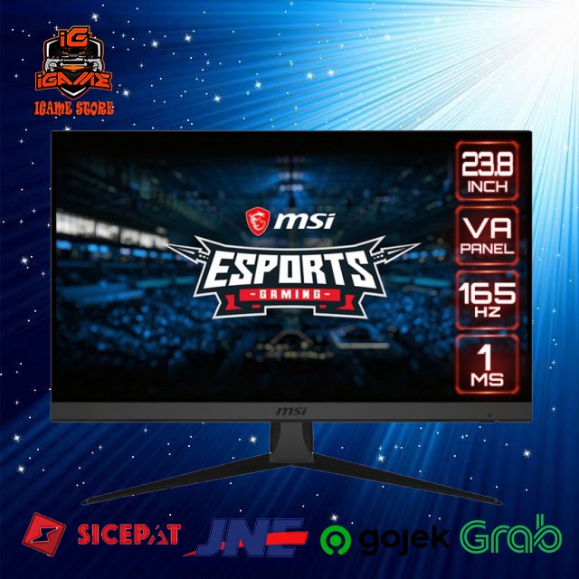 MSI Optix G243 23.8&quot; Inch VA FHD 165Hz 1ms Frameless Gaming Monitor OKAY