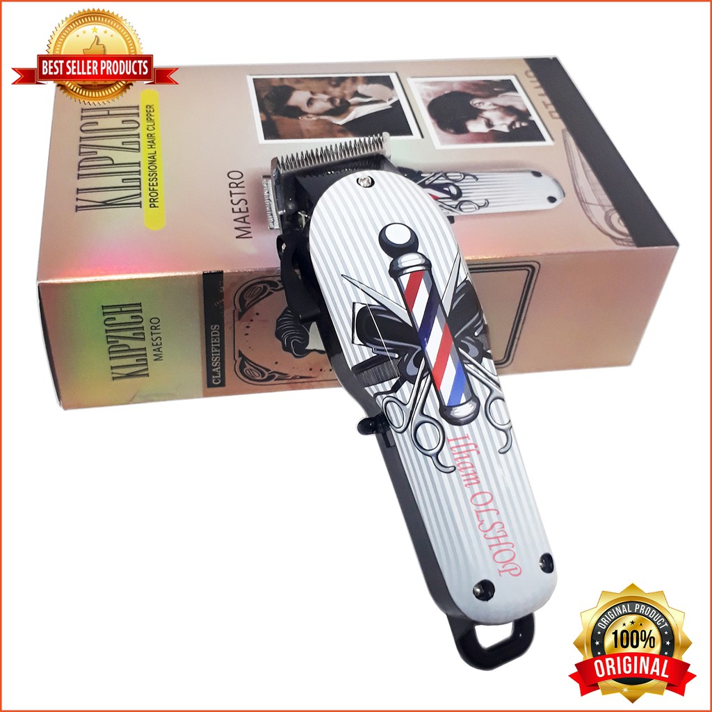 KLIPZICH Maestro Alat Cukur Rambut Rechargeable