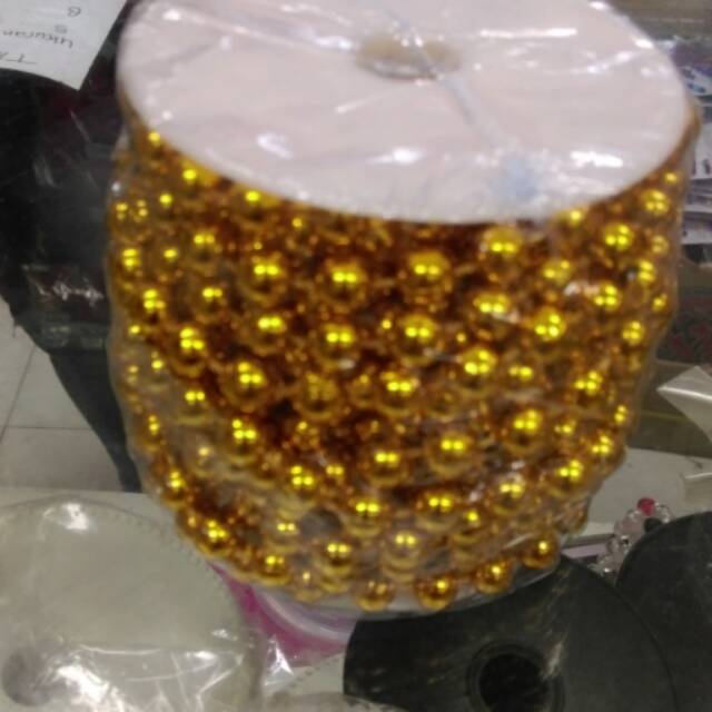 Parel mutiara sambung hiasan baju kraft aksesoris