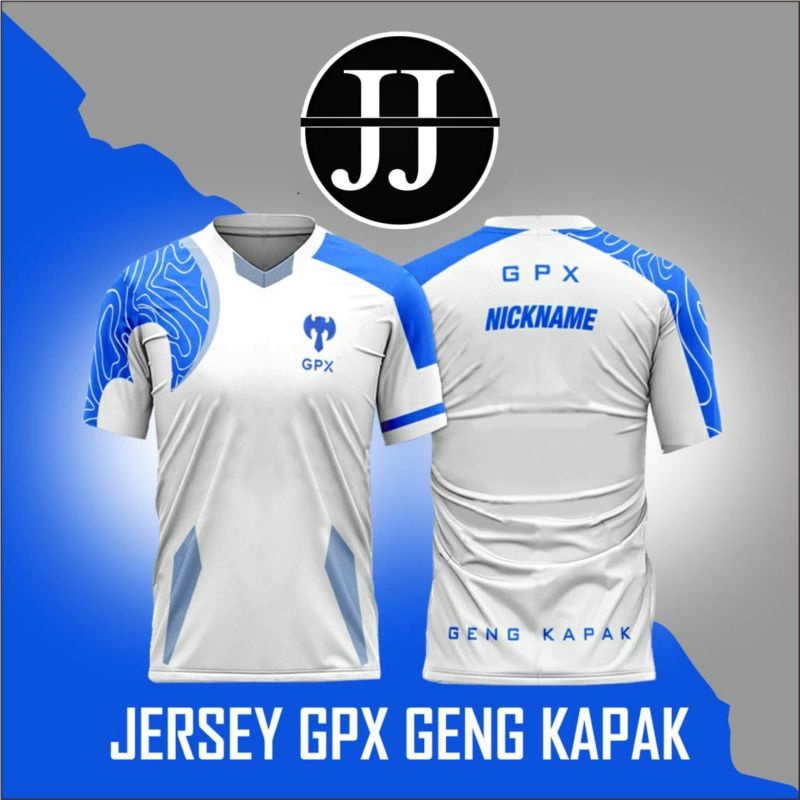 Jersey Geng KapaK GPX white game mobile legend