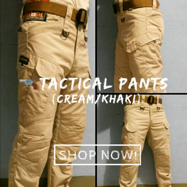 Celana Tactical Murah Cream Khaki