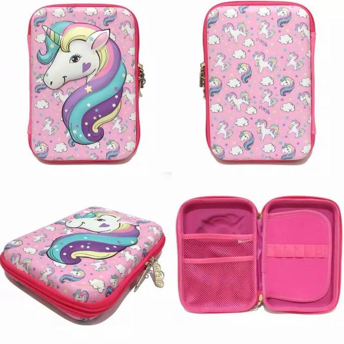 

Tempat Pensil Anak Karakter LOL Unicorn Pony Kotak Pensil Pencil Case