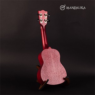 Ukulele Merah Soprano Mandalika FULLSET PREMIUM QUALITY - RED