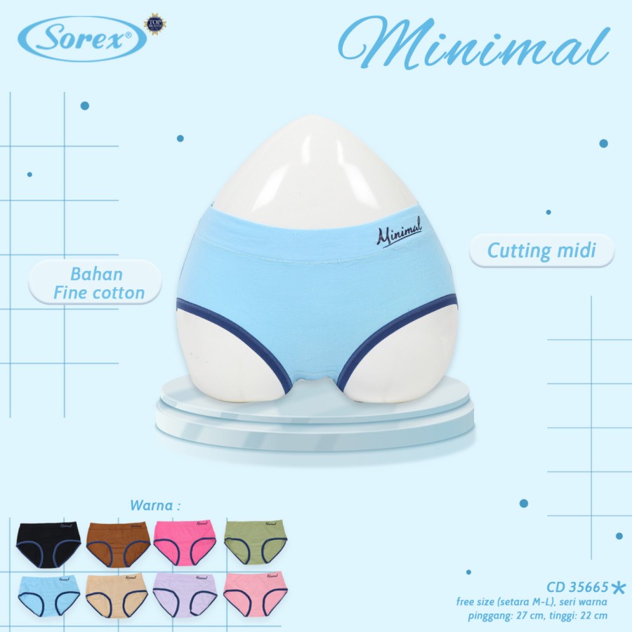 cd celana dalam wanita kembang sorex 38029  motif