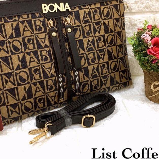 ← Clutch BONIA DOUBLE ZIPPER ( Kualitas Super ) Premium import tas batam selempang wanita ➨