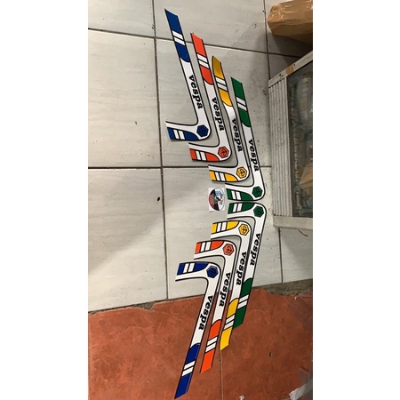 STIKER VESPA SUPER SPRINT | STIKER TEMPONG VESPA