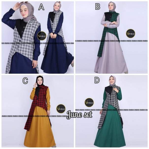 Gamis JUNE SET Oiginal by BINBUSH