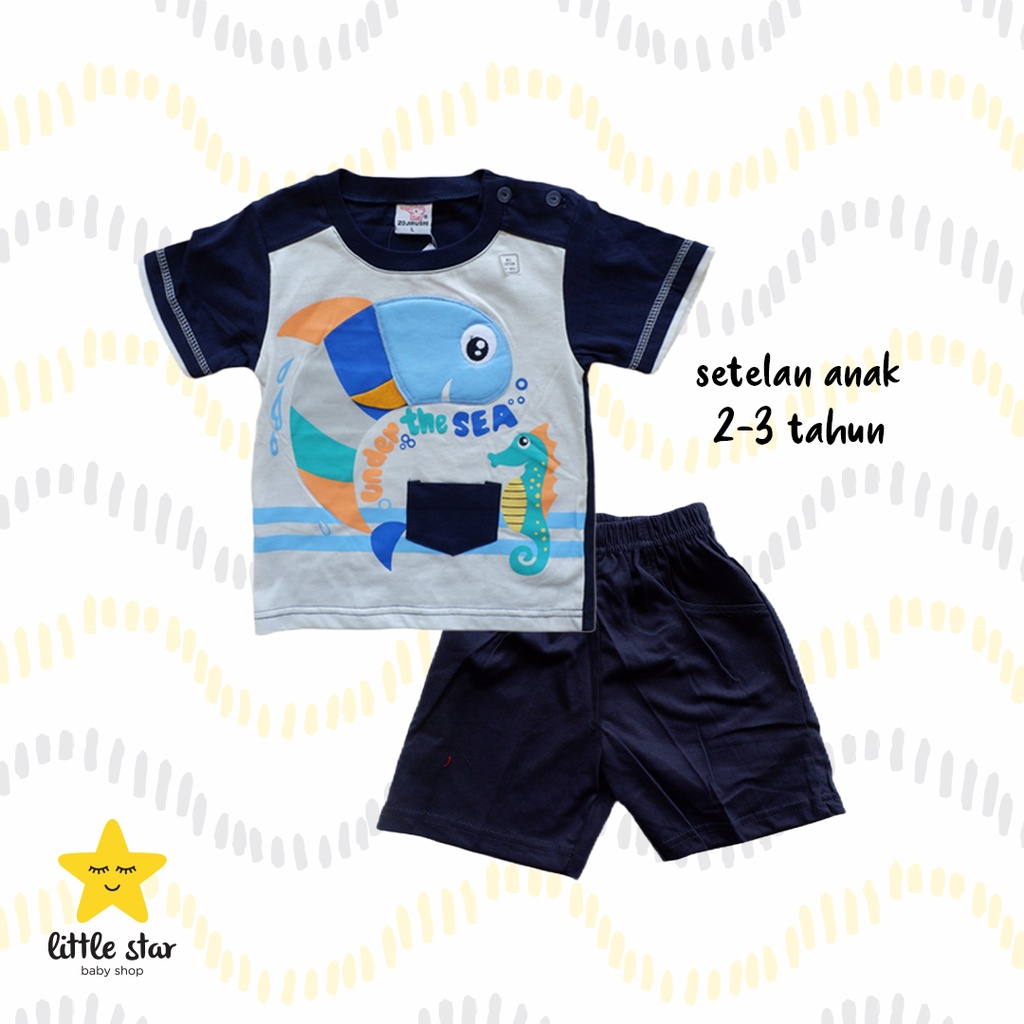 Zojirushi Setelan Anak Cowok | Set Baju Anak Cowok