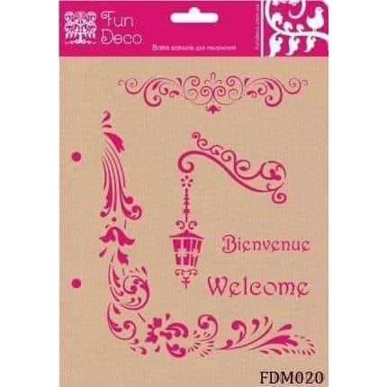 

Fun Deco Stencil ~ Code FDM020