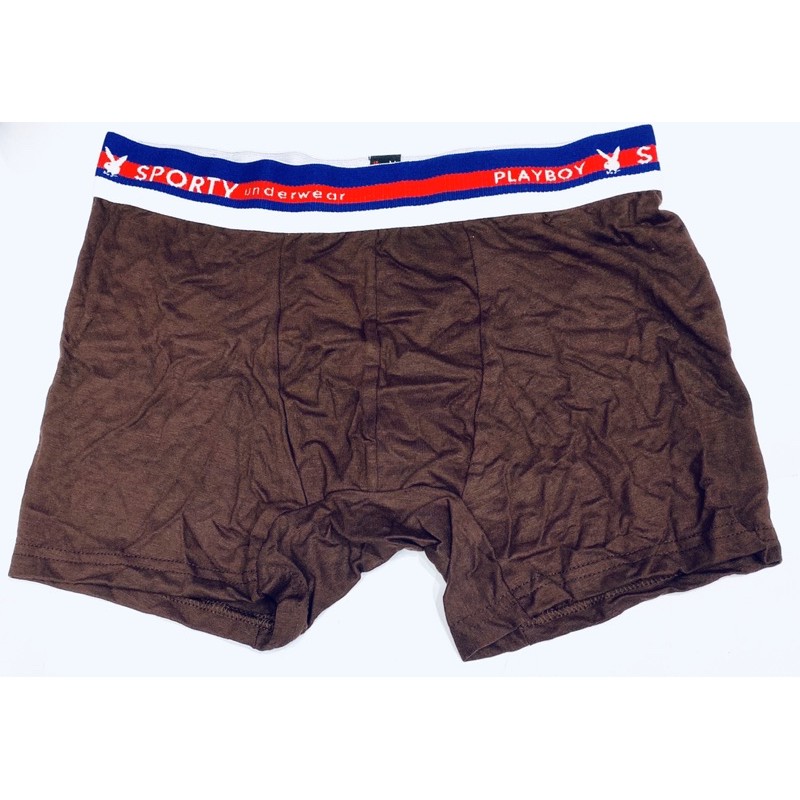 CD | Celana Dalam Boxer Pria PLAYBOY BXR 03-002 Bahan Katun Lembut