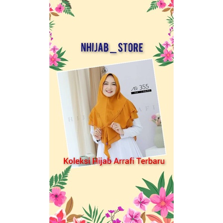 ARRAFI 355 HIJAB INSTAN KERUDUNG BERGO KHIMAR ELZATTA