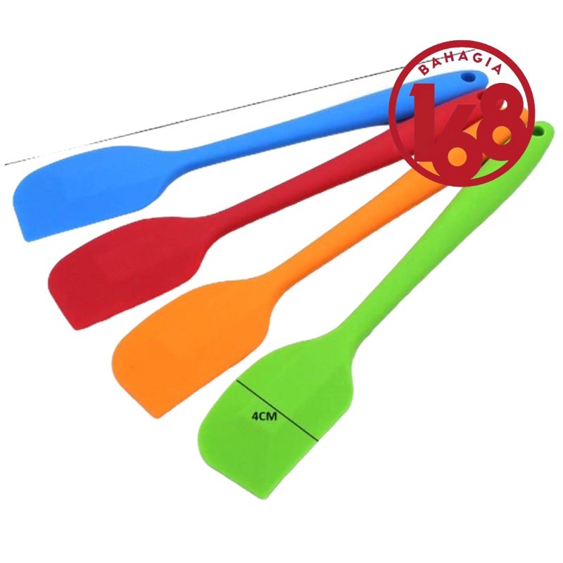 Spatula Silikon Food Grade Alat Masak Tahan Panas Anti Lengket Import