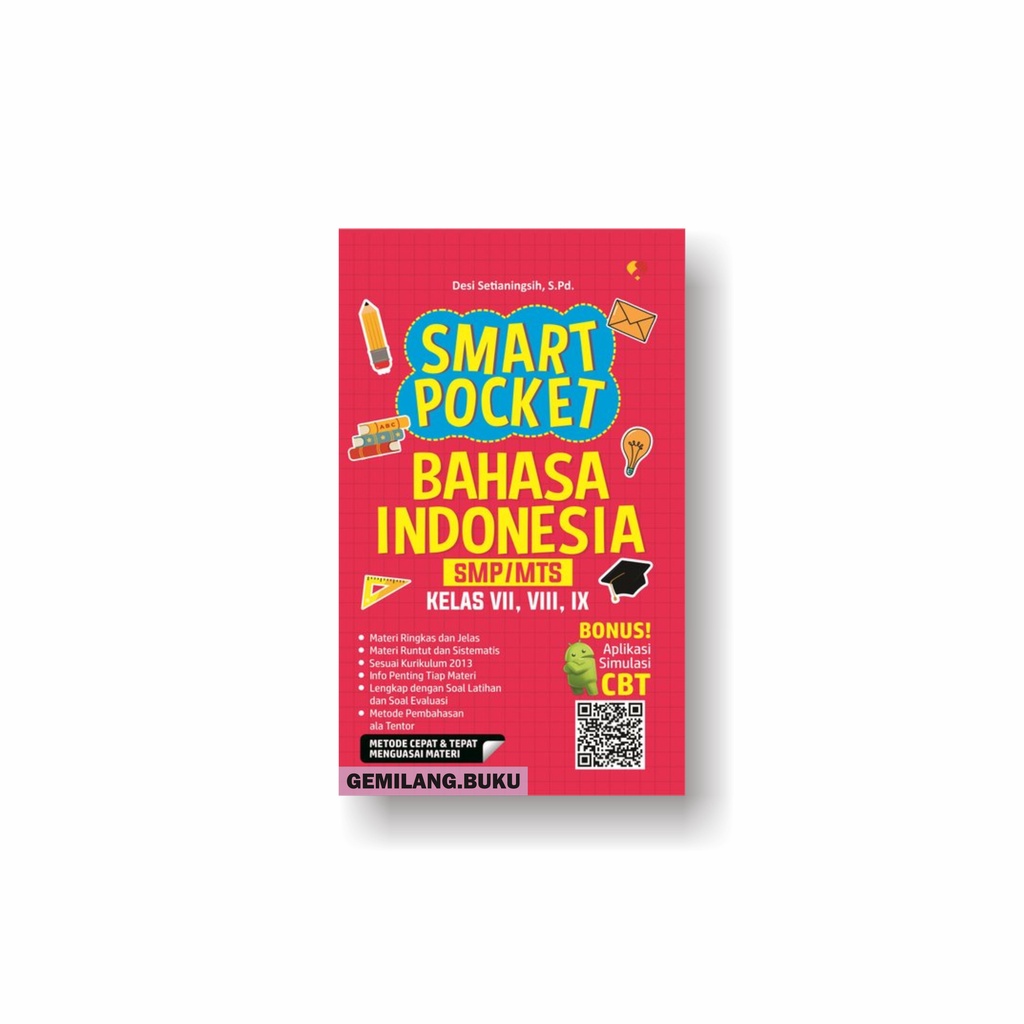 Smart Pocket SMP/MTS (Bahasa Inggris/indonesia, Matematika, IPA, IPS)-BAHASA INDONESIA