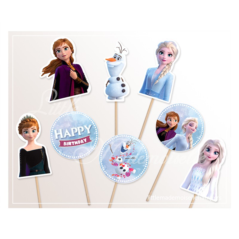 Distributor Cupcake Topper Frozen / Frozen 2 mjq0edhEeAKpj