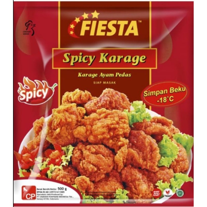 

Fiesta spicy karage 500gr fastfood instan ready to eat