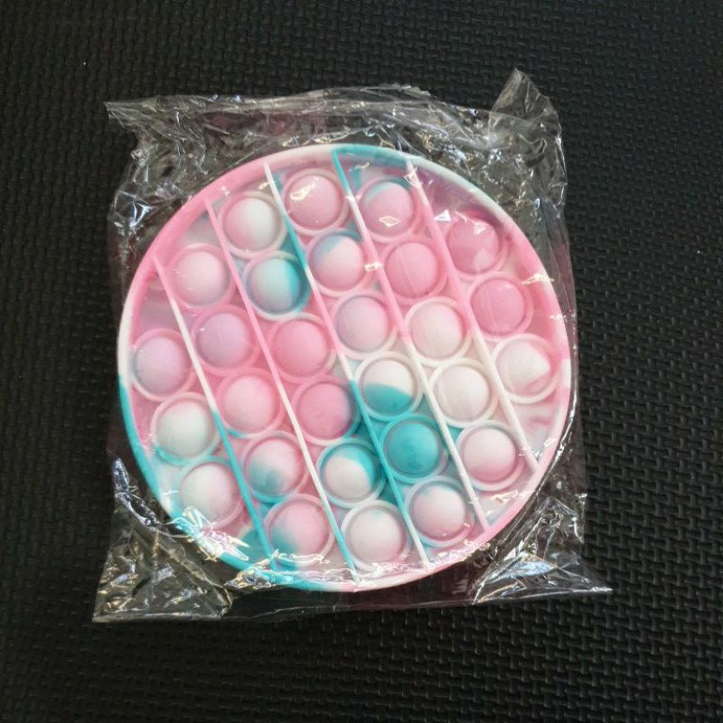 POP IT Rainbow Murah Mainan Pop it Tiktok-Round Camou