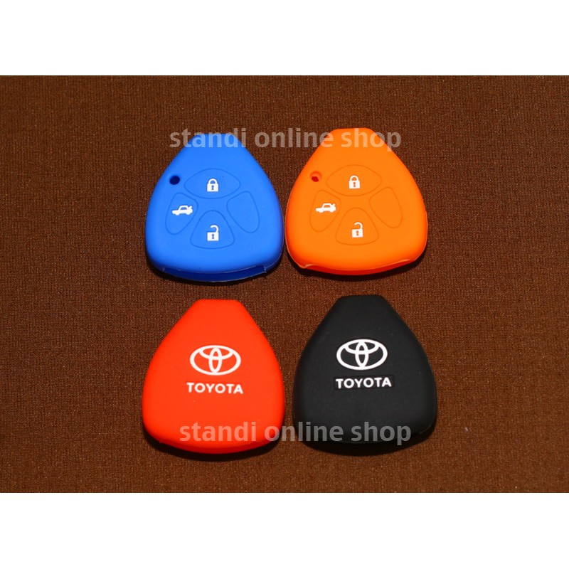 Kondom Kunci Silikon Remote Keyshirt Toyota 3 Tombol