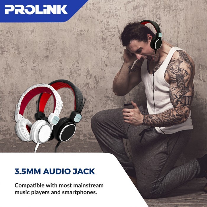 Headset PROLiNK PHC1001E Frolic Corded Stereo