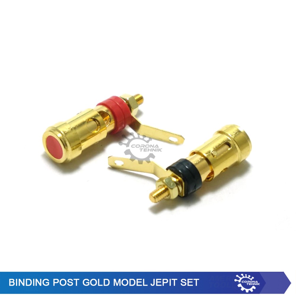 Binding Post Gold Model Jepit Set