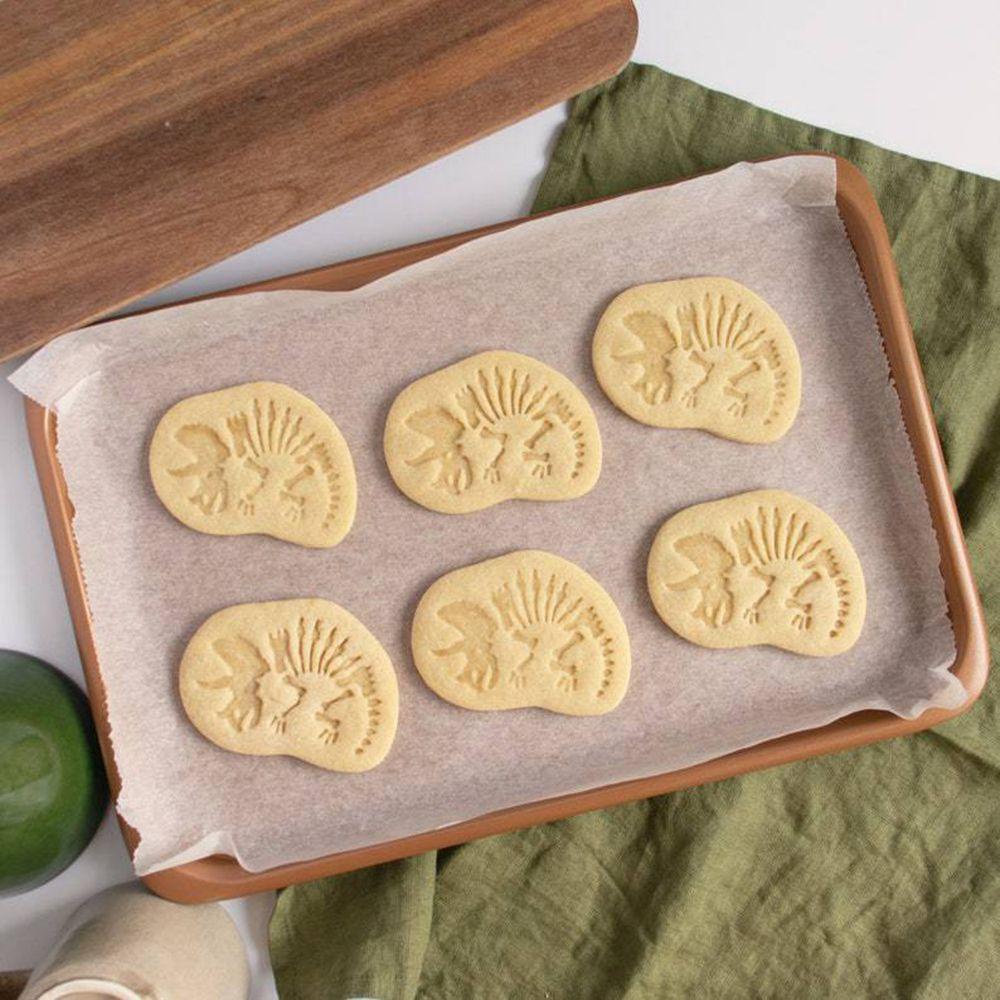 Top 4pcs Tengkorak Dinosaurus Pastry Dekorasi Cookie Cutter Alat Kue Cetakan Biskuit