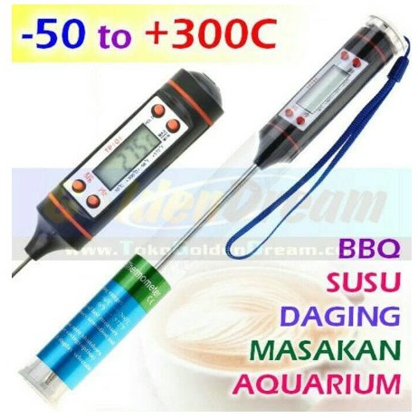 Termometer Makanan Suhu Air Makanan Dapur Digital Food Thermometer Murah Alat Ukur