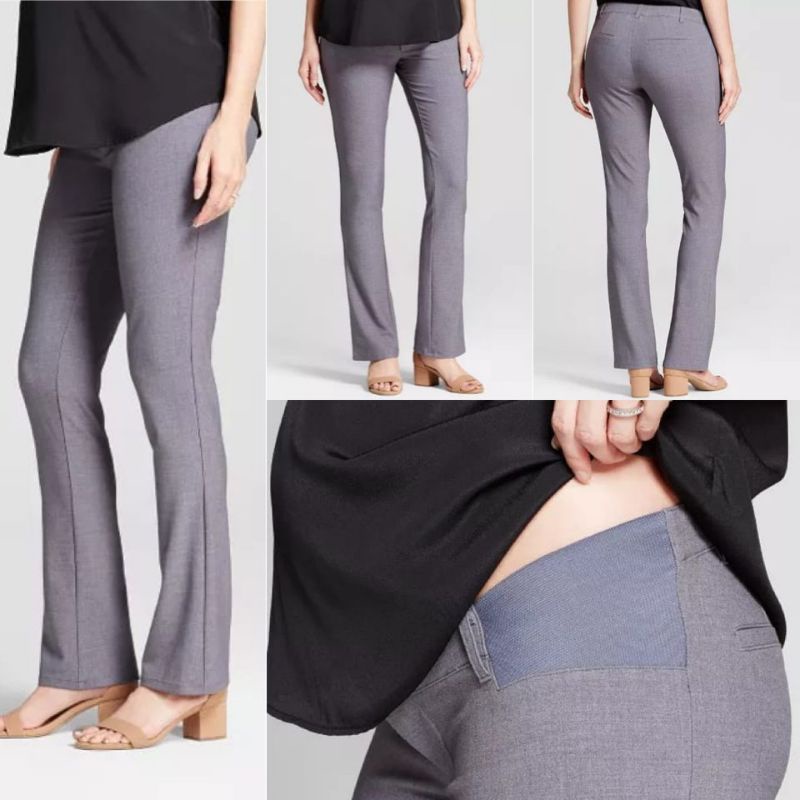 bootcut maternity trousers