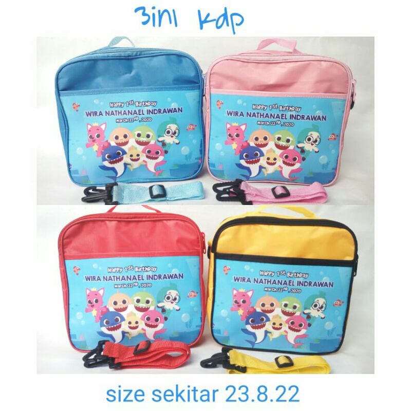 Goodie Bag Custom/ goodie bag ulang tahun anak/tas 3in1-3