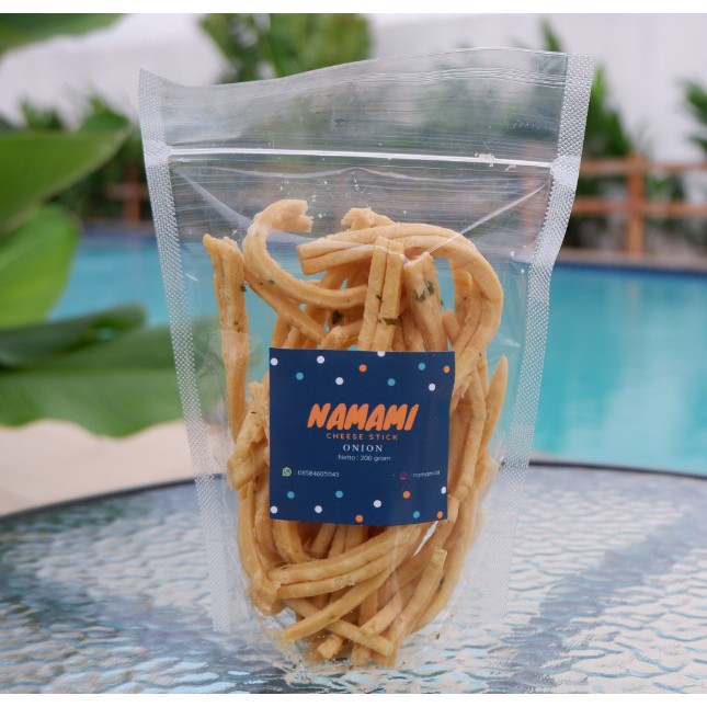 

[DIJAMIN BEDA] SISTIK BAWANG 200GR - NAMAMI CHEESE STICK