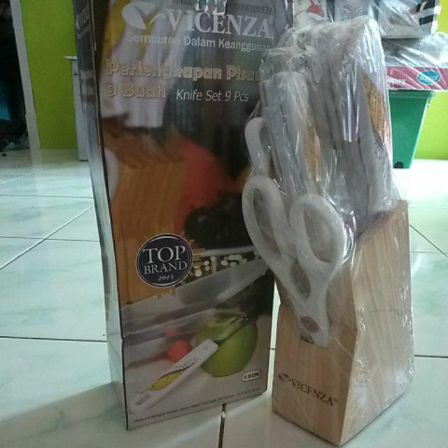 Pisau Set Keramik Vicenza V-919k V 919k